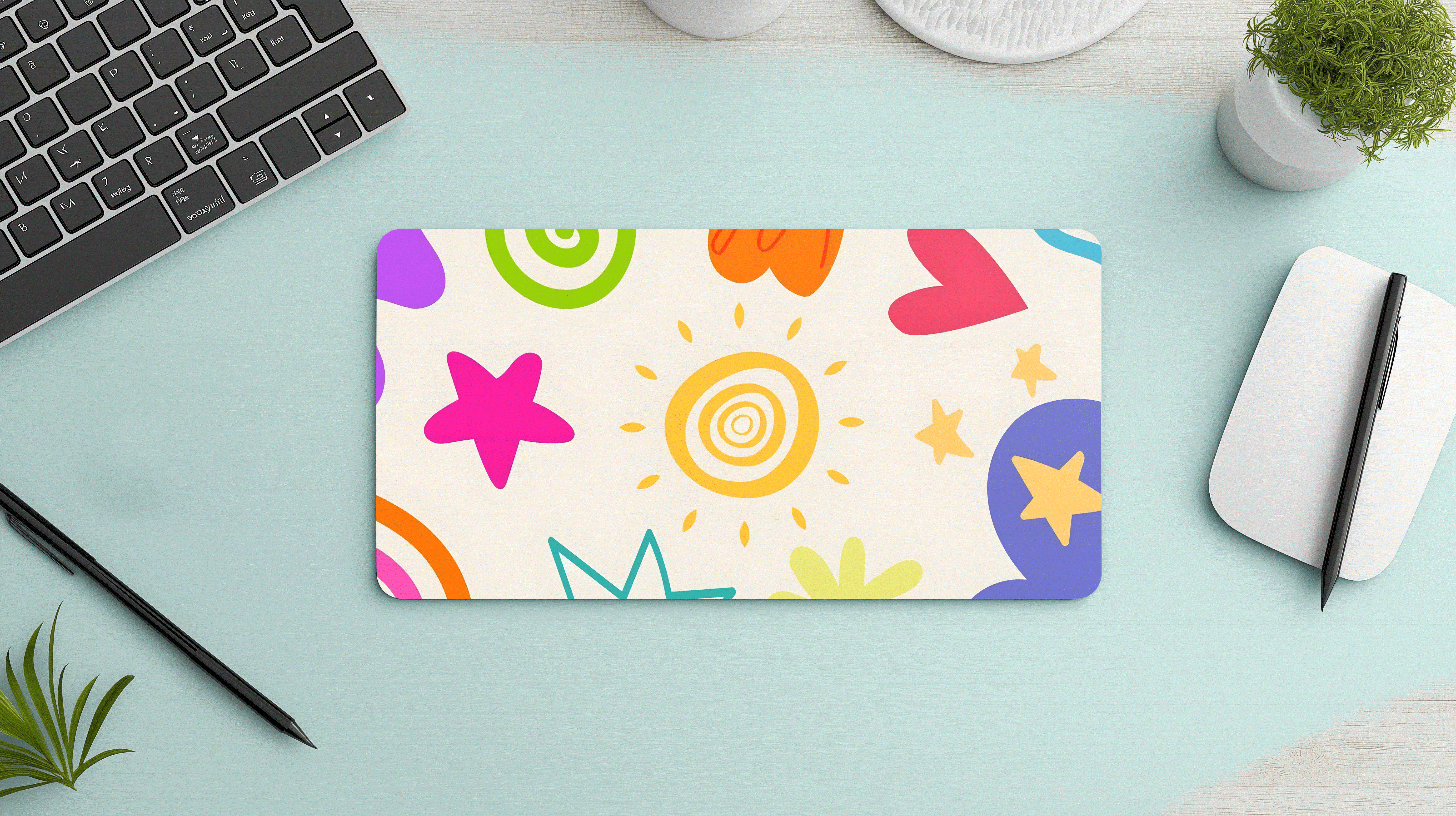 彩色图案鼠标垫