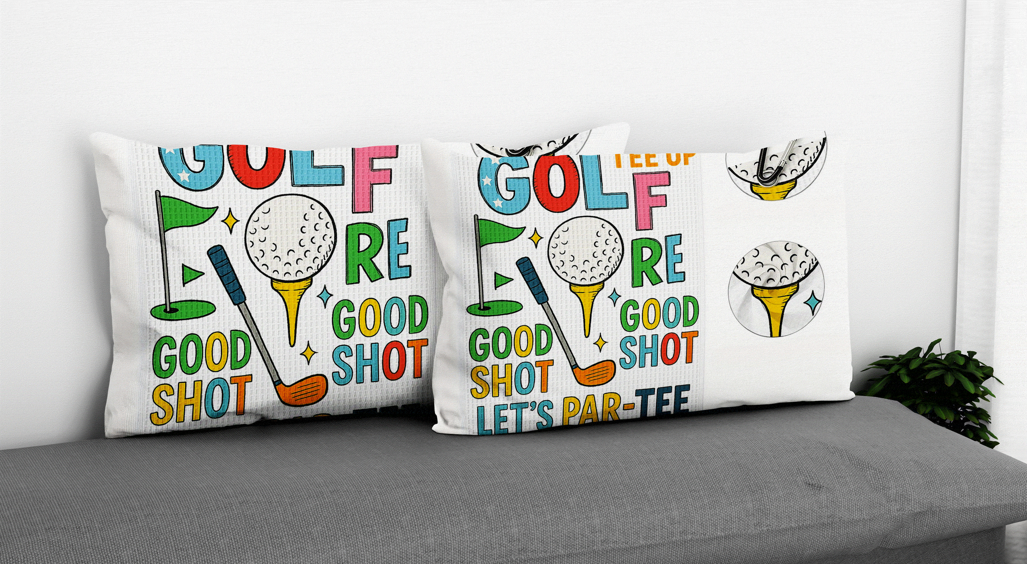 高尔夫主题抱枕