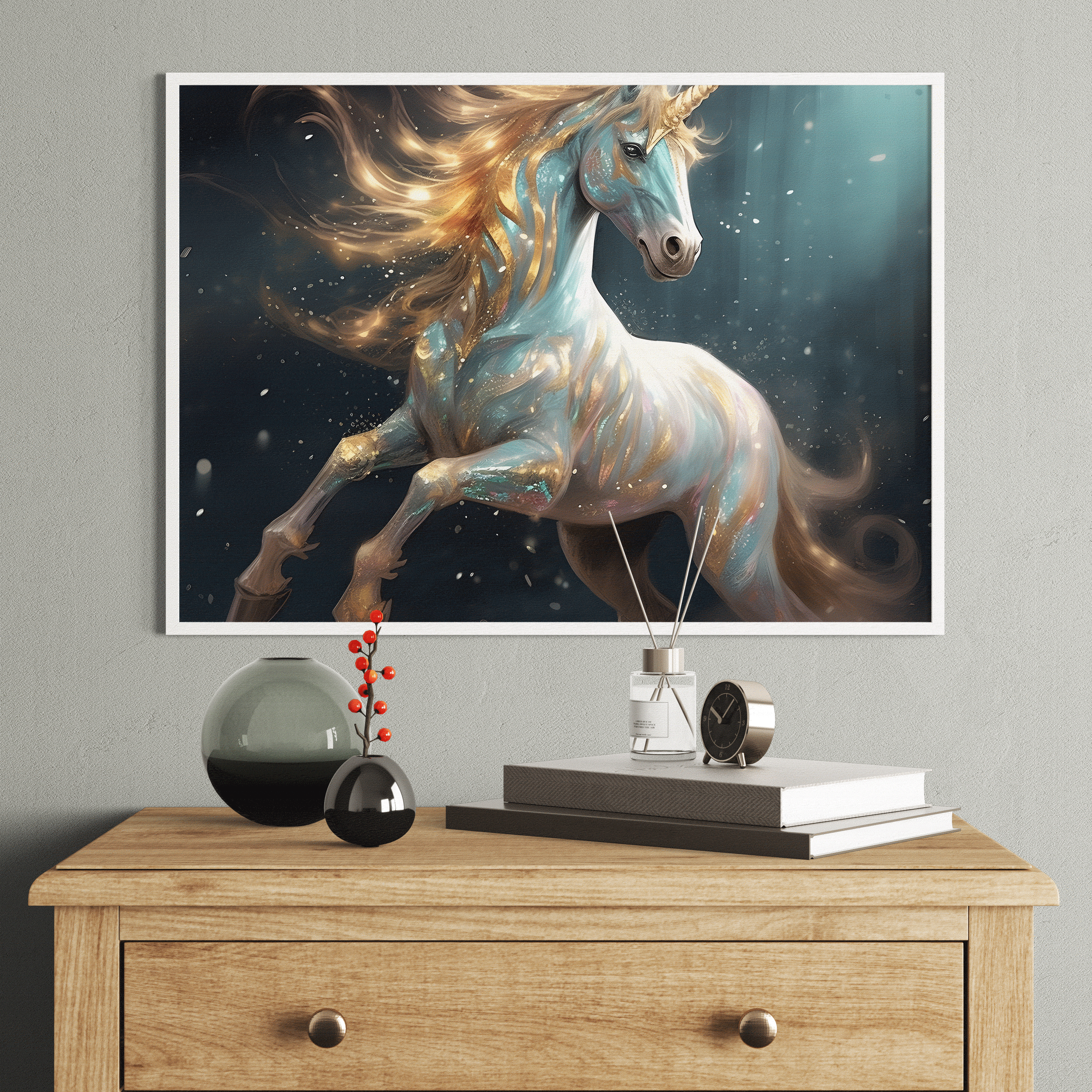 独角兽艺术挂画