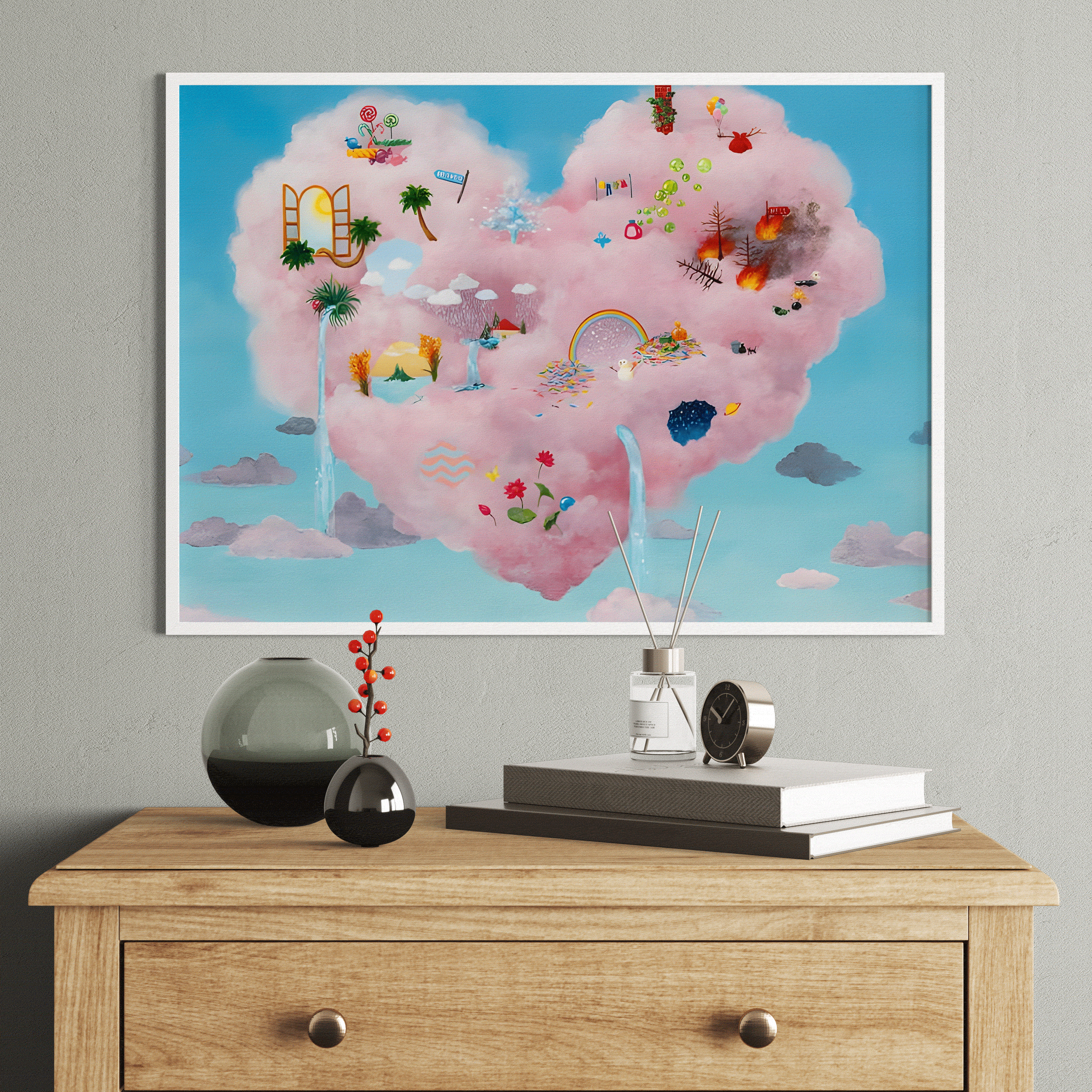 云朵主题装饰画