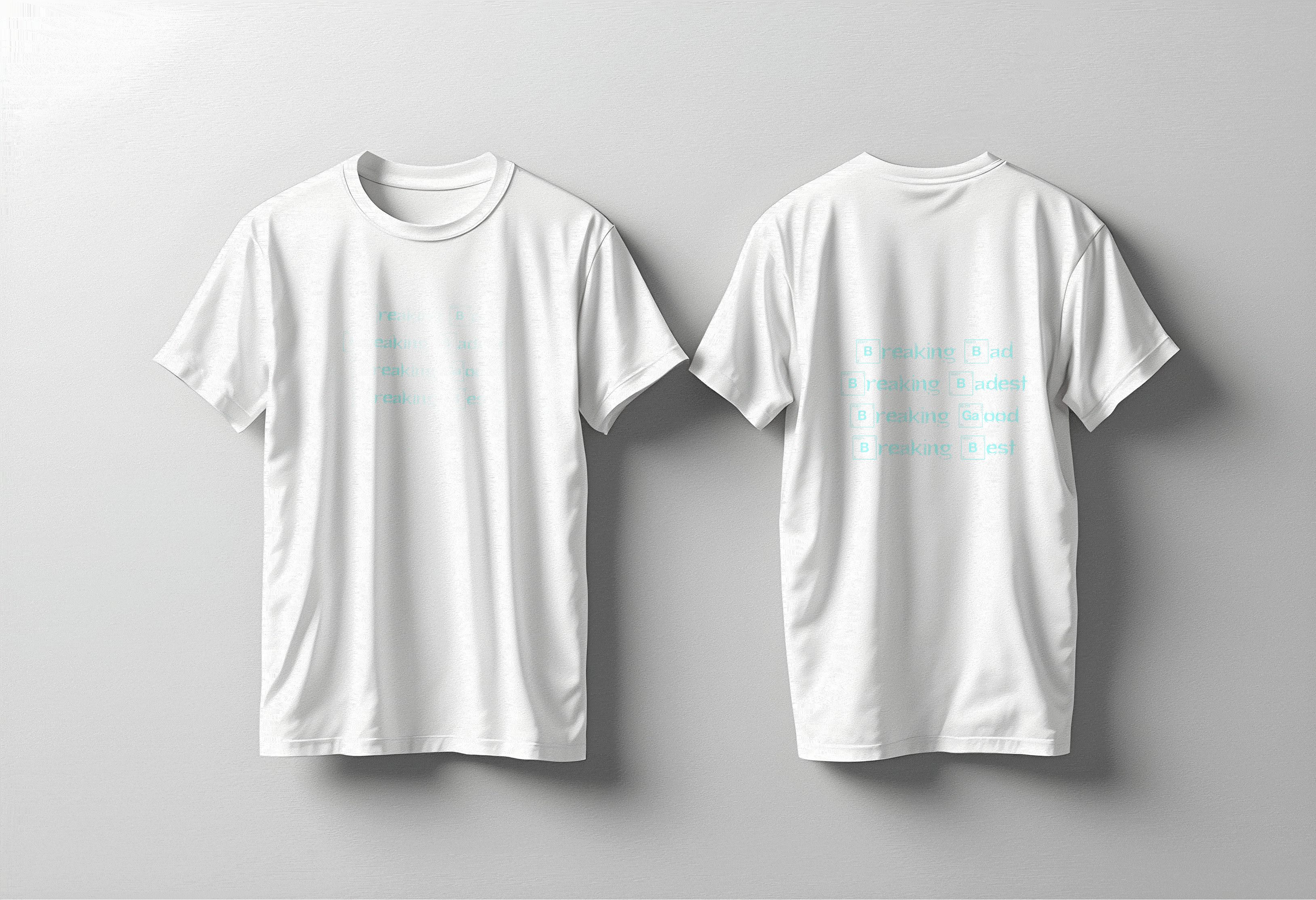 Breaking Bad 文字T恤