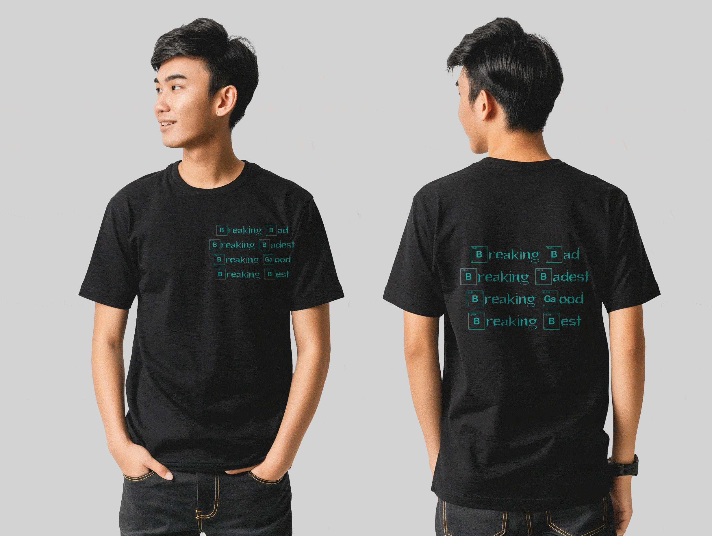 Breaking Bad 文字T恤