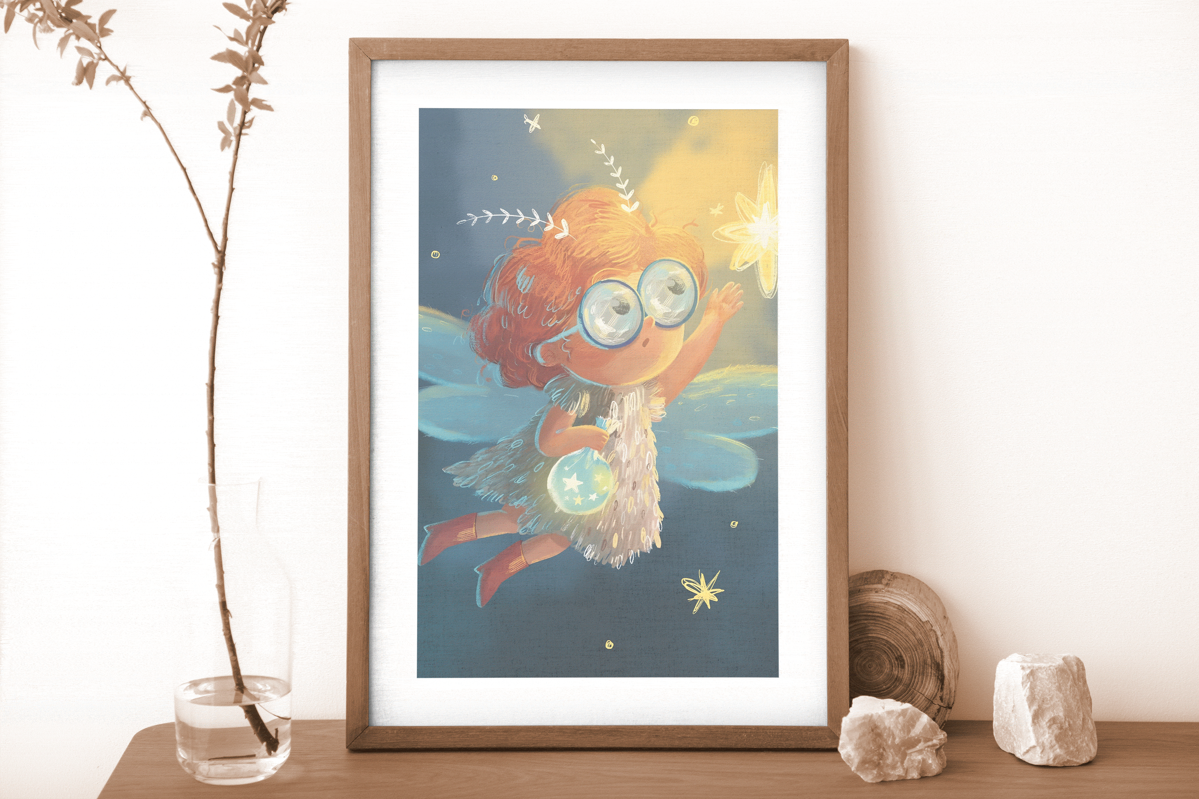 梦幻精灵插画装饰画