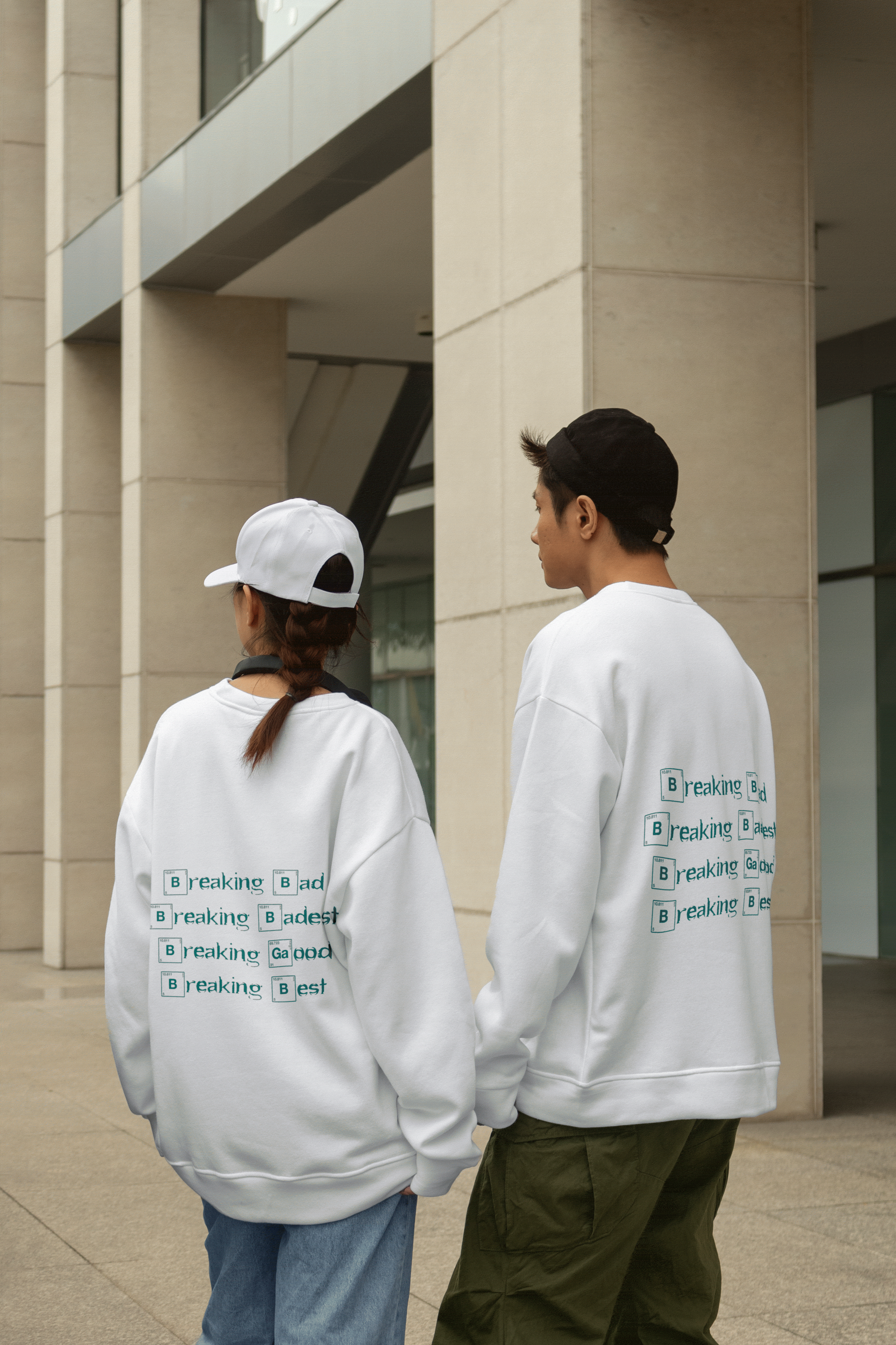 情侣款印花卫衣