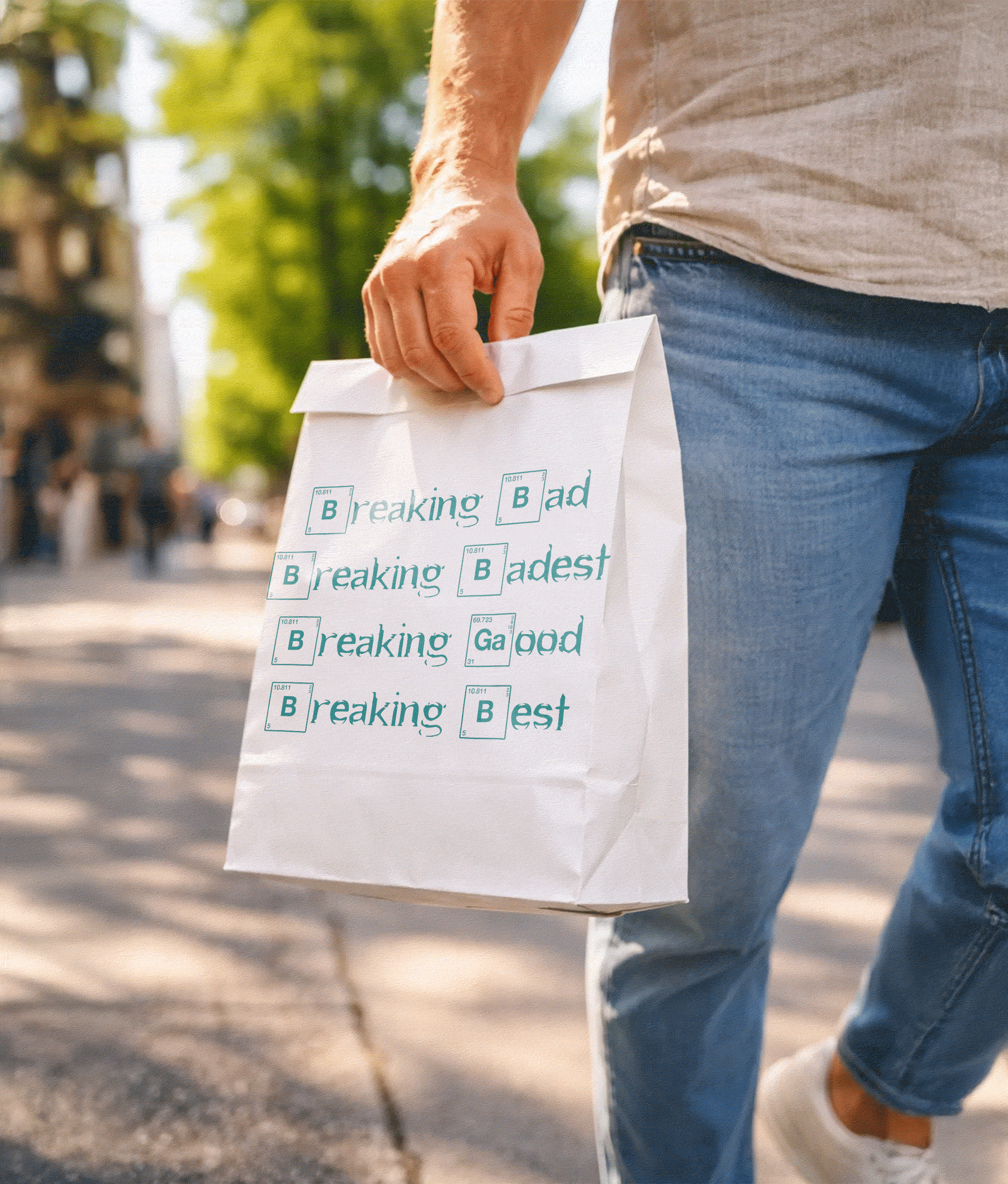 Breaking Bad主题纸袋