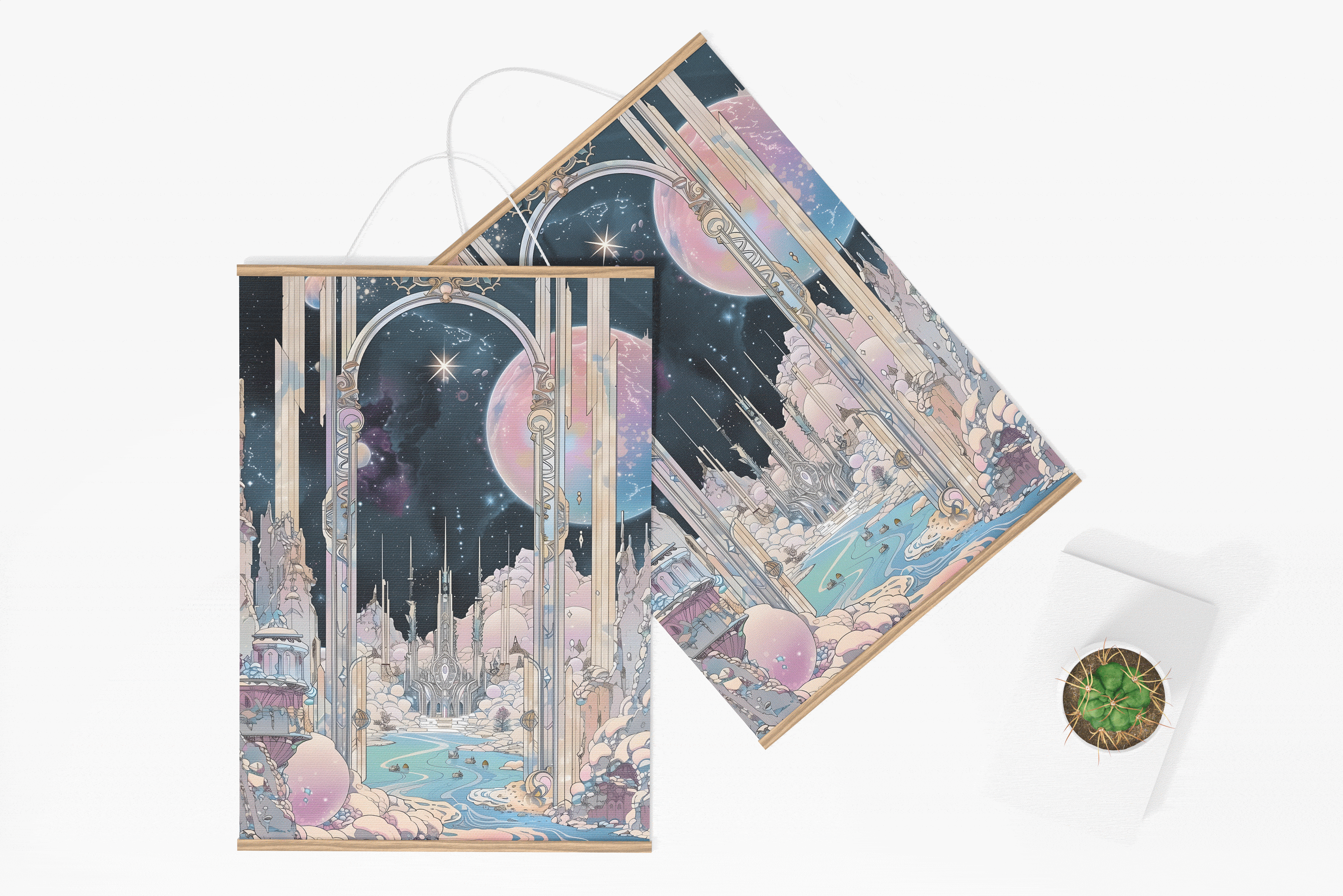 梦幻星空手提袋