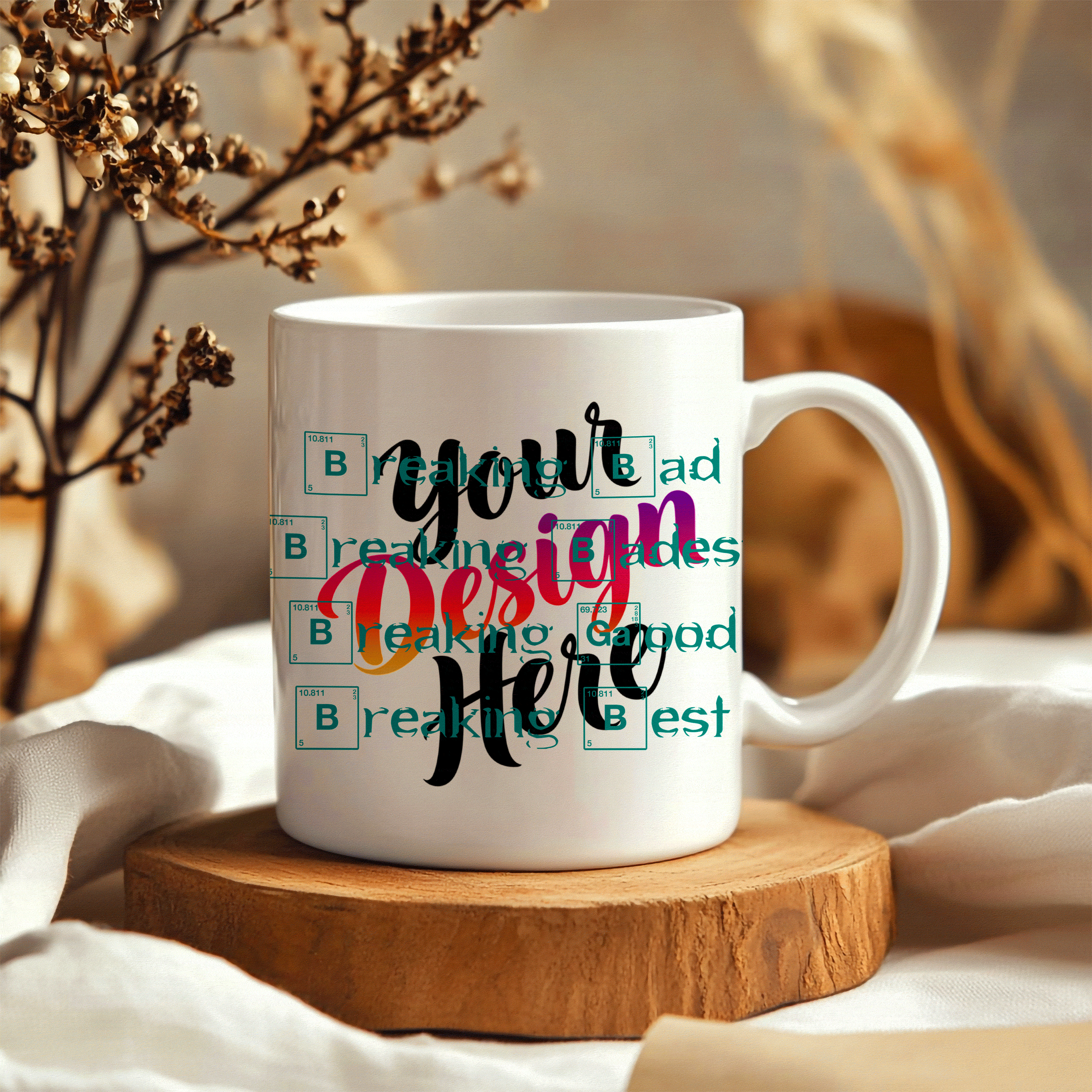 创意文字马克杯