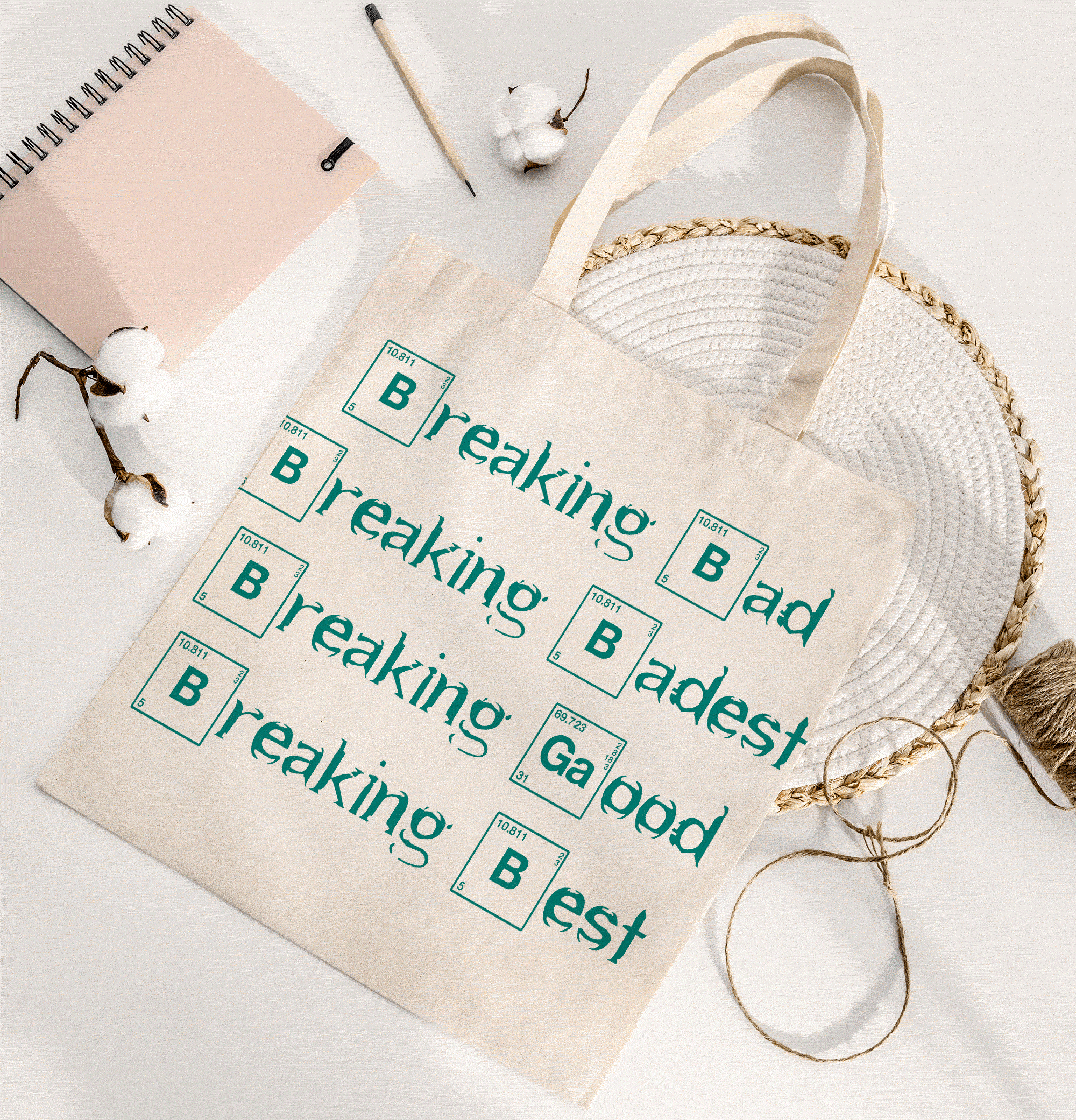 Breaking Bad主题帆布袋