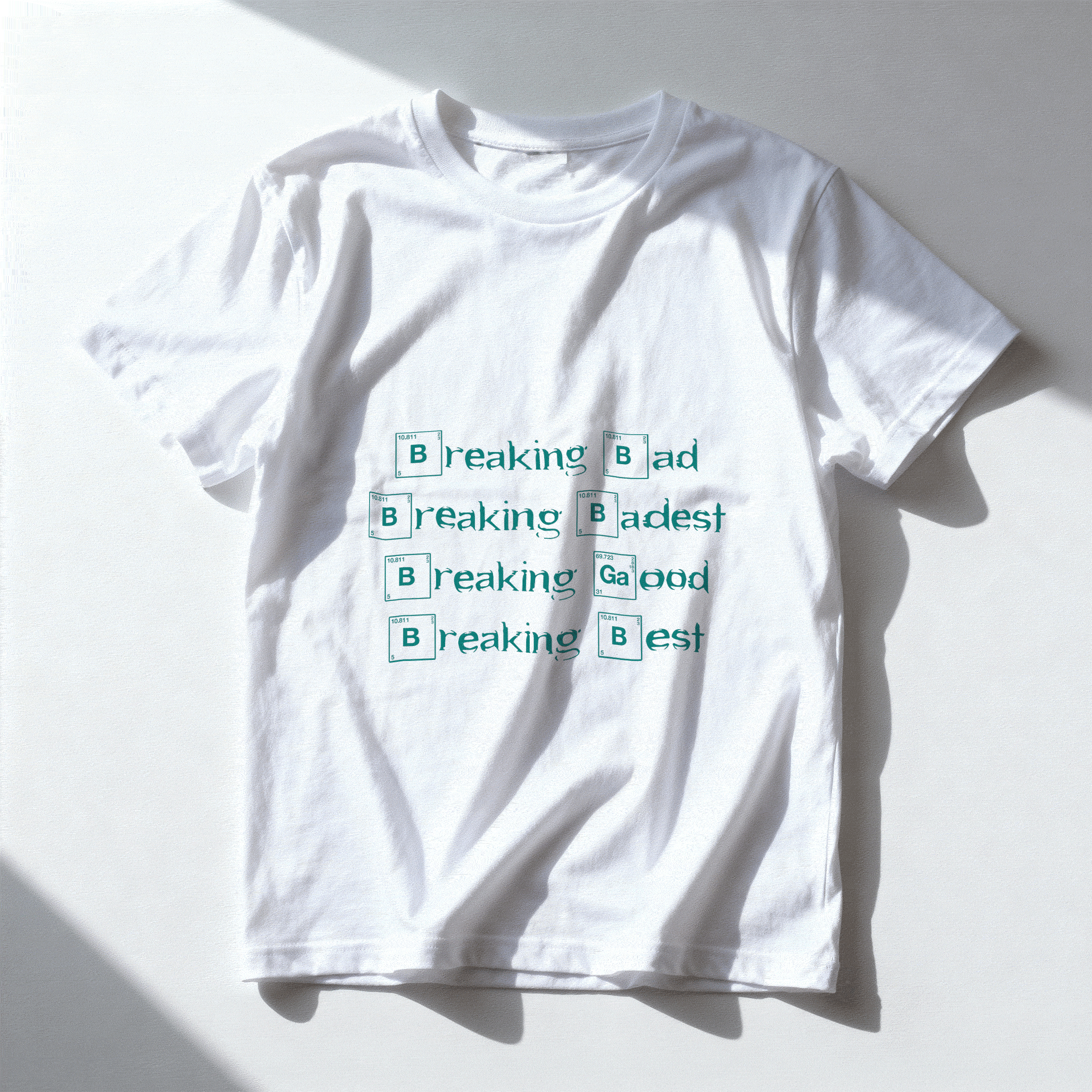 化学元素印花T恤