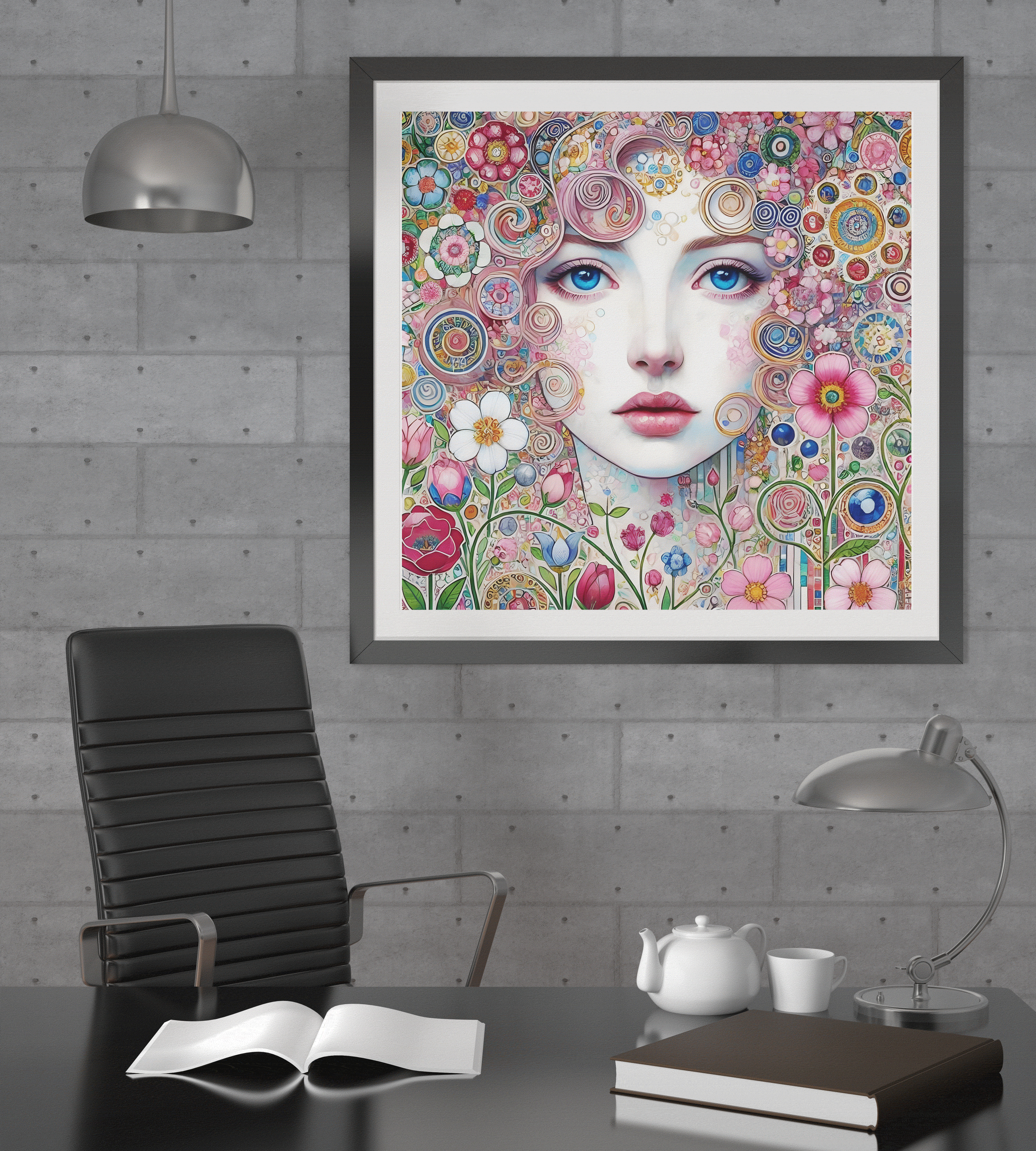 花卉艺术装饰画